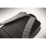 Sac à dos en RPET avec revêtement PU pour ordinateur jusqu’à 15'' couleur gris foncé septième vue photographique