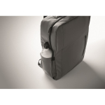 Sac à dos en RPET avec revêtement PU pour ordinateur jusqu’à 15'' couleur gris foncé vue thématique photographique