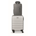 Sac à dos en RPET avec revêtement PU pour ordinateur jusqu’à 15'' couleur gris foncé