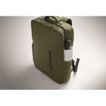Sac à dos en RPET avec revêtement PU pour ordinateur jusqu’à 15'' couleur vert militaire vue photographique