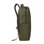Sac à dos en RPET avec revêtement PU pour ordinateur jusqu’à 15'' couleur vert militaire