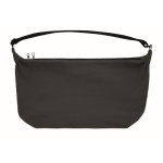 Sac bandoulière urbain en nylon déperlant avec sangle réglable couleur noir sixième vue
