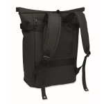 Sac à dos en PU pour PC 15” avec sangles pour vélo 20 L couleur noir deuxième vue