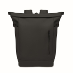 Sac à dos en PU pour PC 15” avec sangles pour vélo 20 L couleur noir troisième vue