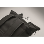 Sac à dos en PU pour PC 15” avec sangles pour vélo 20 L couleur noir vue thématique photographique