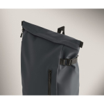 Sac à dos en PU pour PC 15” avec sangles pour vélo 20 L couleur bleu septième vue photographique