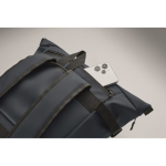 Sac à dos en PU pour PC 15” avec sangles pour vélo 20 L couleur bleu vue thématique photographique