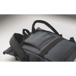 Sac à dos en PU pour PC 15” avec sangles pour vélo 20 L couleur bleu vue photographique