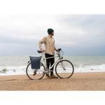 Sac à dos en PU pour PC 15” avec sangles pour vélo 20 L couleur bleu vue d'ambiance