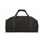 Sac de sport en nylon avec sangle trolley et bandoulière 20 L couleur noir septième vue