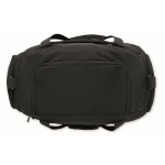 Sac de sport en nylon avec sangle trolley et bandoulière 20 L couleur noir neuvième vue