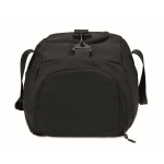 Sac de sport en nylon avec sangle trolley et bandoulière 20 L couleur noir dixième vue