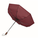 Parapluie automatique pliable en polyester résistant au vent Ø94 couleur bordeaux quatrième vue