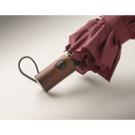 Parapluie automatique pliable en polyester résistant au vent Ø94 couleur bordeaux cinquième vue photographique