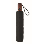Parapluie automatique pliable en polyester résistant au vent Ø94 couleur noir deuxième vue