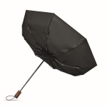 Parapluie automatique pliable en polyester résistant au vent Ø94 couleur noir quatrième vue