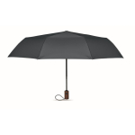 Parapluie automatique pliable en polyester résistant au vent Ø94 couleur bleu troisième vue