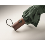 Parapluie automatique pliable en polyester résistant au vent Ø94 couleur vert cinquième vue photographique