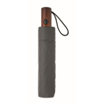 Parapluie automatique pliable en polyester résistant au vent Ø94 couleur gris foncé deuxième vue