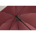 Parapluie automatique en pongé résistant avec manche droit Ø137 couleur bordeaux quatrième vue photographique