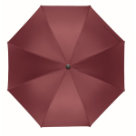 Parapluie automatique en pongé résistant avec manche droit Ø137 couleur bordeaux sixième vue