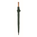 Parapluie automatique en pongé résistant avec manche droit Ø137 couleur vert deuxième vue