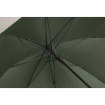 Parapluie automatique en pongé résistant avec manche droit Ø137 couleur vert quatrième vue photographique