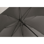 Parapluie automatique en pongé résistant avec manche droit Ø137 couleur gris foncé quatrième vue photographique