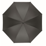 Parapluie automatique en pongé résistant avec manche droit Ø137 couleur gris foncé sixième vue