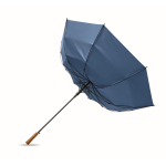 Parapluie automatique en pongé résistant avec manche droit Ø137 couleur bleu roi huitième vue