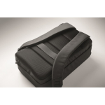 Sac à dos pour PC avec détails en PU et sangle pour trolley 15'' couleur noir quatrième vue photographique