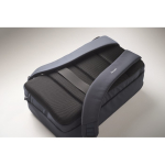 Sac à dos pour PC avec détails en PU et sangle pour trolley 15'' couleur bleu vue principale