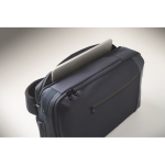 Sac à dos pour PC avec détails en PU et sangle pour trolley 15'' couleur bleu cinquième vue photographique