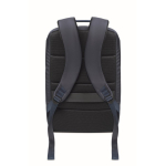 Sac à dos pour PC avec détails en PU et sangle pour trolley 15'' couleur bleu neuvième vue