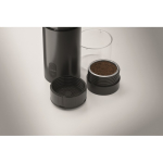 Cafetière portable pour café moulu et capsules compatibles 1 800 mAh couleur noir vue photographique