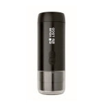 Cafetière portable pour café moulu et capsules compatibles 1 800 mAh couleur noir vue avec zone d'impression