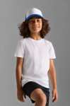 T-shirt de sport enfant en polyester recyclé 150 g/m² SOL'S SPRINT couleur blanc deuxième vue
