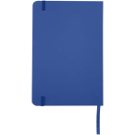 Carnet A5 à points avec élastique et ruban ton sur ton couleur bleu roi deuxième vue arrière