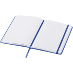 Carnet A5 à points avec élastique et ruban ton sur ton couleur bleu roi troisième vue