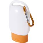 Crème solaire SPF30 avec mousqueton parfum vanille 30 ml couleur orange