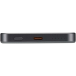Batterie externe magnétique sans fil compacte 5 000 mAh couleur argenté brillant vue détail 1