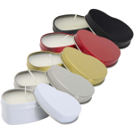 Bougie cœur en boîte métal avec parfum vanille 40 g couleur blanc deuxième vue en couleurs