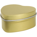 Bougie cœur en boîte métal avec parfum vanille 40 g couleur rose deuxième vue