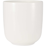 Théière avec deux tasses en céramique pour le thé 600 ml couleur blanc troisième vue frontale