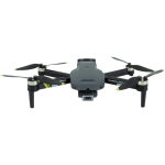 Drone avec application, vidéo live et capteur avant Prixton couleur noir troisième vue frontale