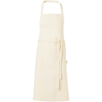 Tablier en coton 200 g/m² avec deux poches pratiques couleur naturel