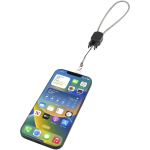 Câble USB-C avec dragonne poignet et charge rapide 20 W couleur noir troisième vue
