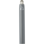 Stylo en plastique recyclé double injection encre bleue couleur gris vue détail 1