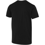 T-shirt unisexe coton bio manches courtes 160 g/m² Elevate couleur noir troisième vue arrière