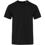 T-shirt unisexe coton bio manches courtes 160 g/m² Elevate couleur noir deuxième vue frontale